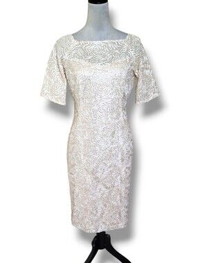 Ursula Of Switzerland Vintage Soutache Lace Dress